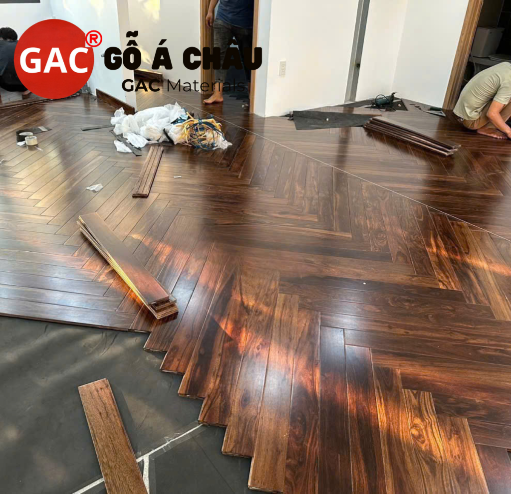 Sàn Gỗ Xương Cá Chiu Liu – Gỗ Á Châu | GAC Materials 