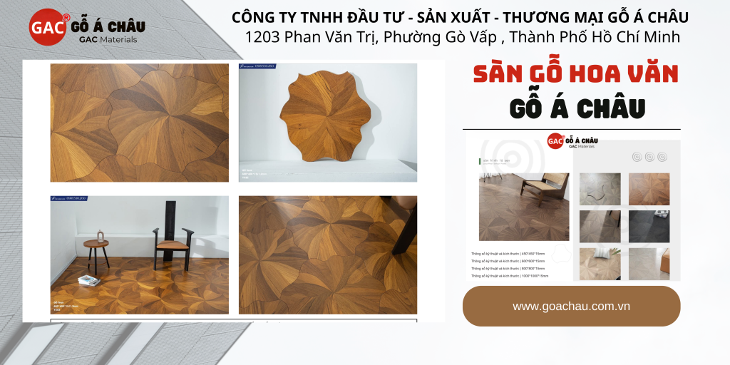 Sàn gỗ hoa văn Gỗ Á Châu - Gac Materials