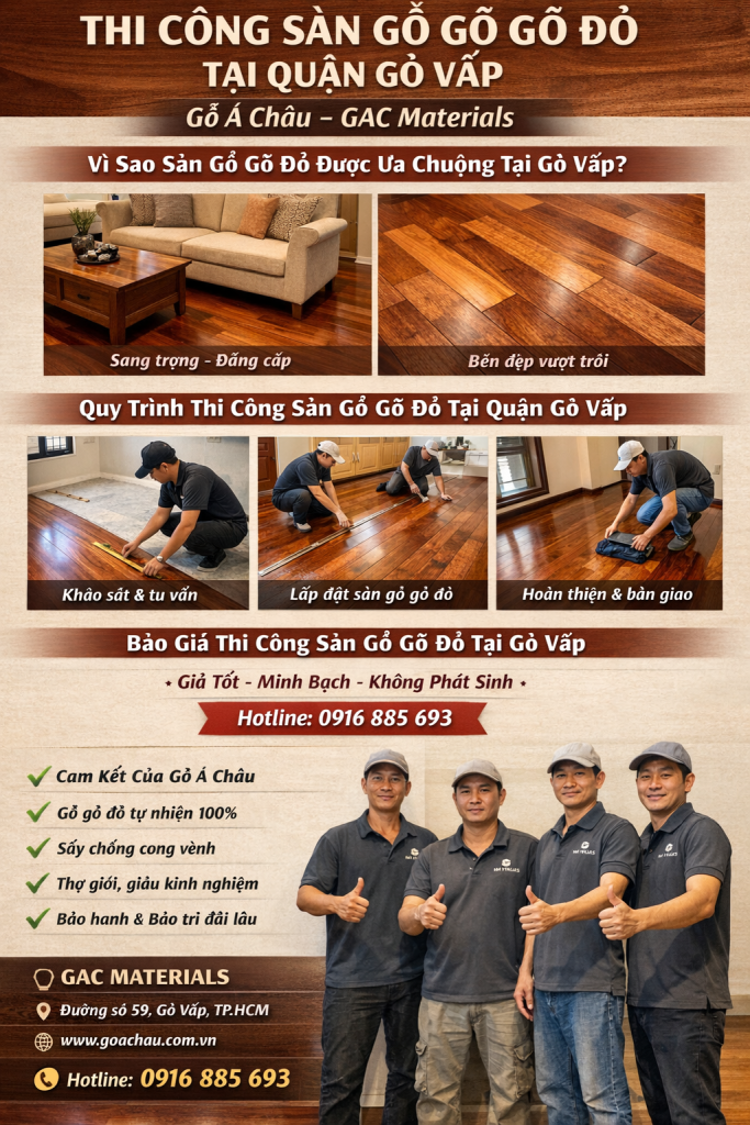 Đội ngũ thi công sàn gỗ GAC Materials